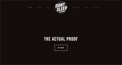 Desktop Screenshot of dontsleeprecords.com